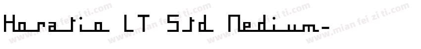 Horatio LT Std Medium字体转换